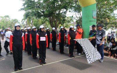 Di Beltim, Lomba Gerak Jalan Tepat Waktu Didominasi Kaum Wanita