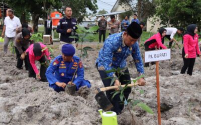 Pjs Bupati Beltim Apresiasi Polres Beltim Tanam Sejuta Pohon