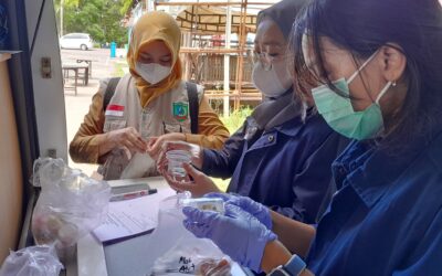 Cegah Bahan Berbahaya, Dinas Kesehatan Beltim dan Loka POM  Belitung Uji Sampel Takjil
