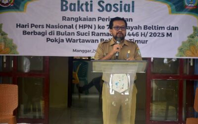 Peringati HPN Pokja Wartawan Beltim Gelar Baksos