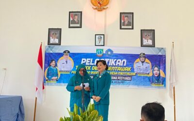 Ketua TP PKK Kabupaten Beltim Vivi Kamarudin Hadiri Pelantikan TP PKK Kecamatan