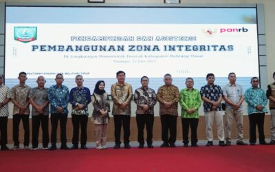 Pendampingan dan Asistensi ZI, Bupati Beltim Minta Komitmen Seluruh Pihak