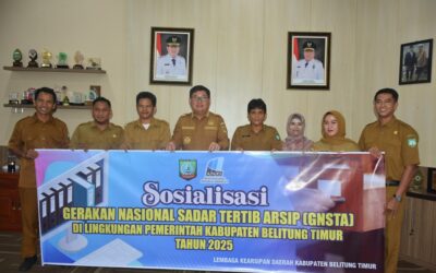 DPK Beltim Sosialisasikan Gerakan Nasional Sadar Tertib Arsip