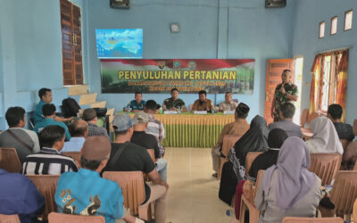 Distangan dan Kodim 0414 Ajarkan Bikin Pupuk Dari Limbah