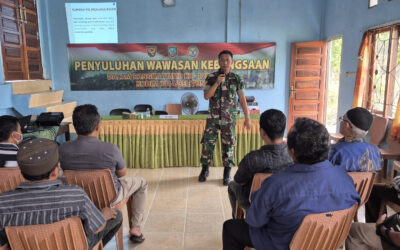 Warga Simpang Pesak Diingatkan Kembali Wawasan Kebangsaan