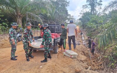 Pembangunan Jalan TMMD Capai 40 Persen