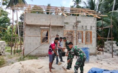 TMMD Mulai Bangun Rumah Layak Huni di Kecamatan Gantung