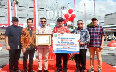 BSB Hibahkan Rp100 Juta Pembangunan Tugu Warung Kopi