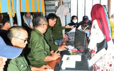 Lapak Keliling, Pembayaran PBB Cukup Di Warung Kopi
