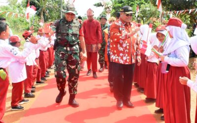 Khairil Resmikan Jalan Program TMMD ke-125
