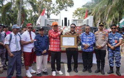 Pemkab Beltim Lakukan Serah Terima Sertifikat Sekolah Garuda dan Sekolah Rakyat