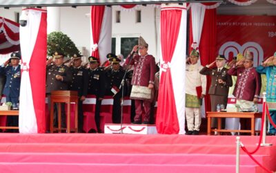 Upacara Pengibaran Bendera HUT ke-80 RI di Beltim Berlangsung Khidmat