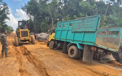 25 Truk Turun Angkut Tanah Timbun