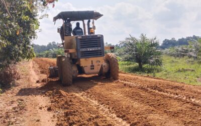 Hujan Tak Halangi Satgas TMMD Selesai Pekerjaan
