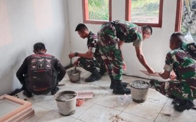 Satgas Warnai Rumah Layak Huni Warga