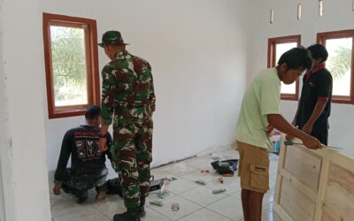 Satgas TMMD Pantau Pembuatan Jalan