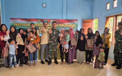 Kodim 0414/Belitung Dukung Percepatan Penurunan Stunting di Kabupaten Beltim