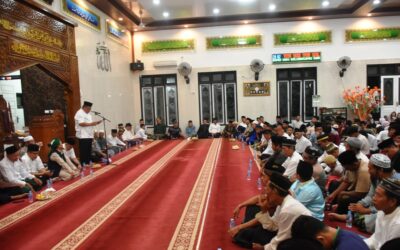 Maulid Nabi di Masjid Al Mujahidin, Wabup Beltim Tekankan Perlindungan Generasi Muda